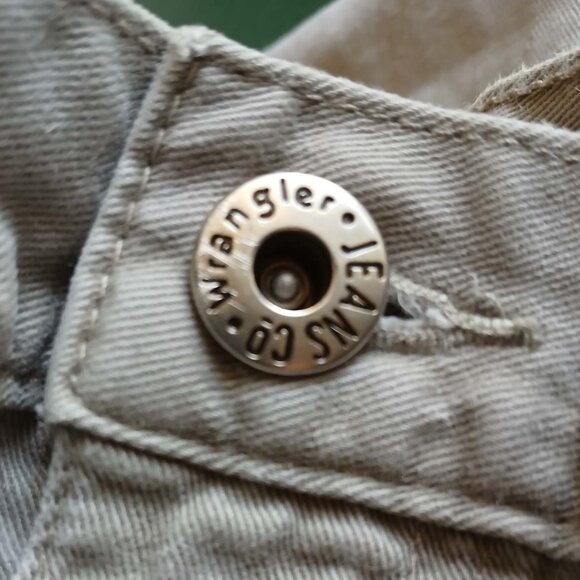 Wrangler Cargo Pants Khaki - Picture 2 of 5
